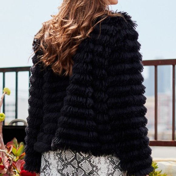 3 colors CHIC SHAG JACKET - Picture 5 of 16